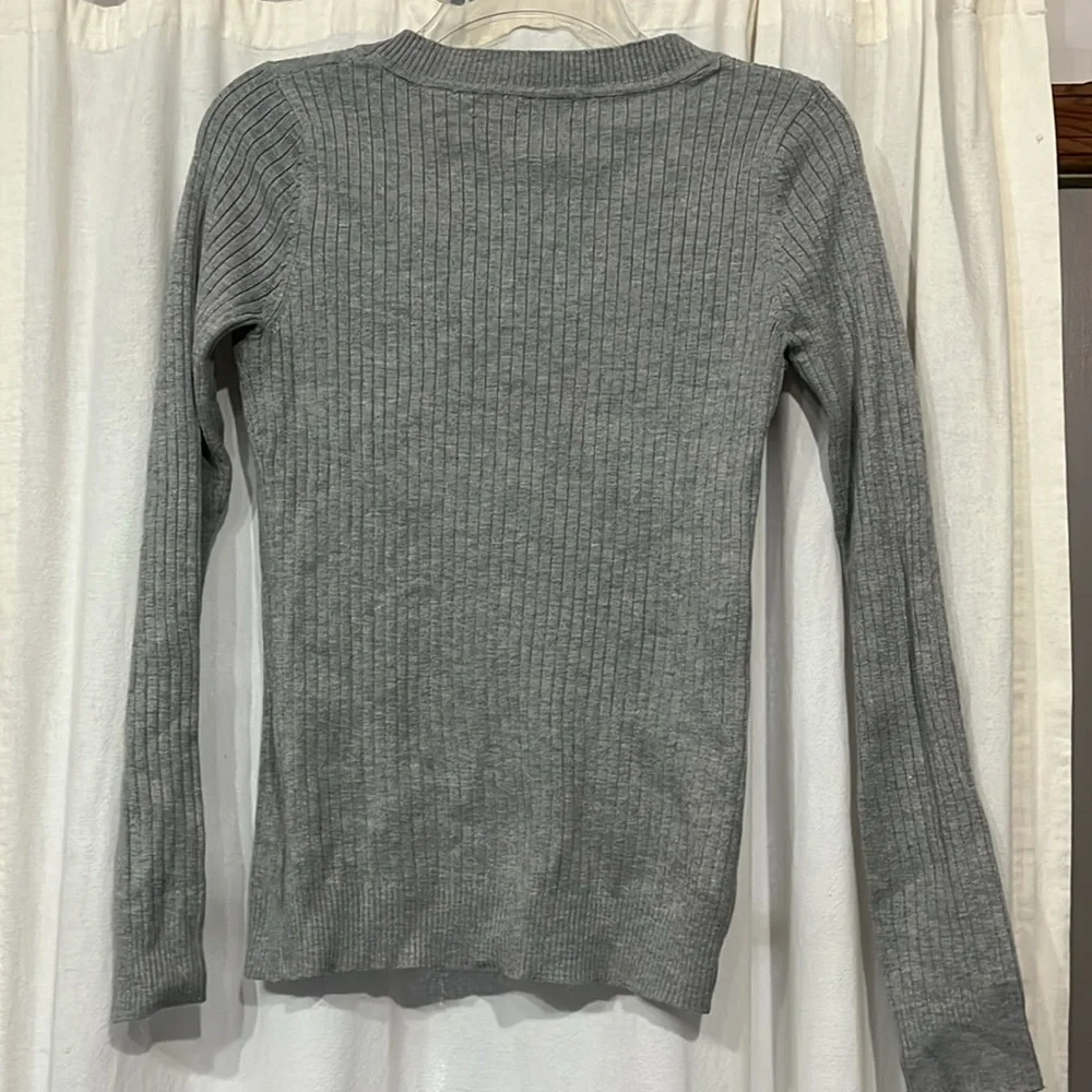 Merona ribbed knit, scooped neck sweater - Picture 2 of 2